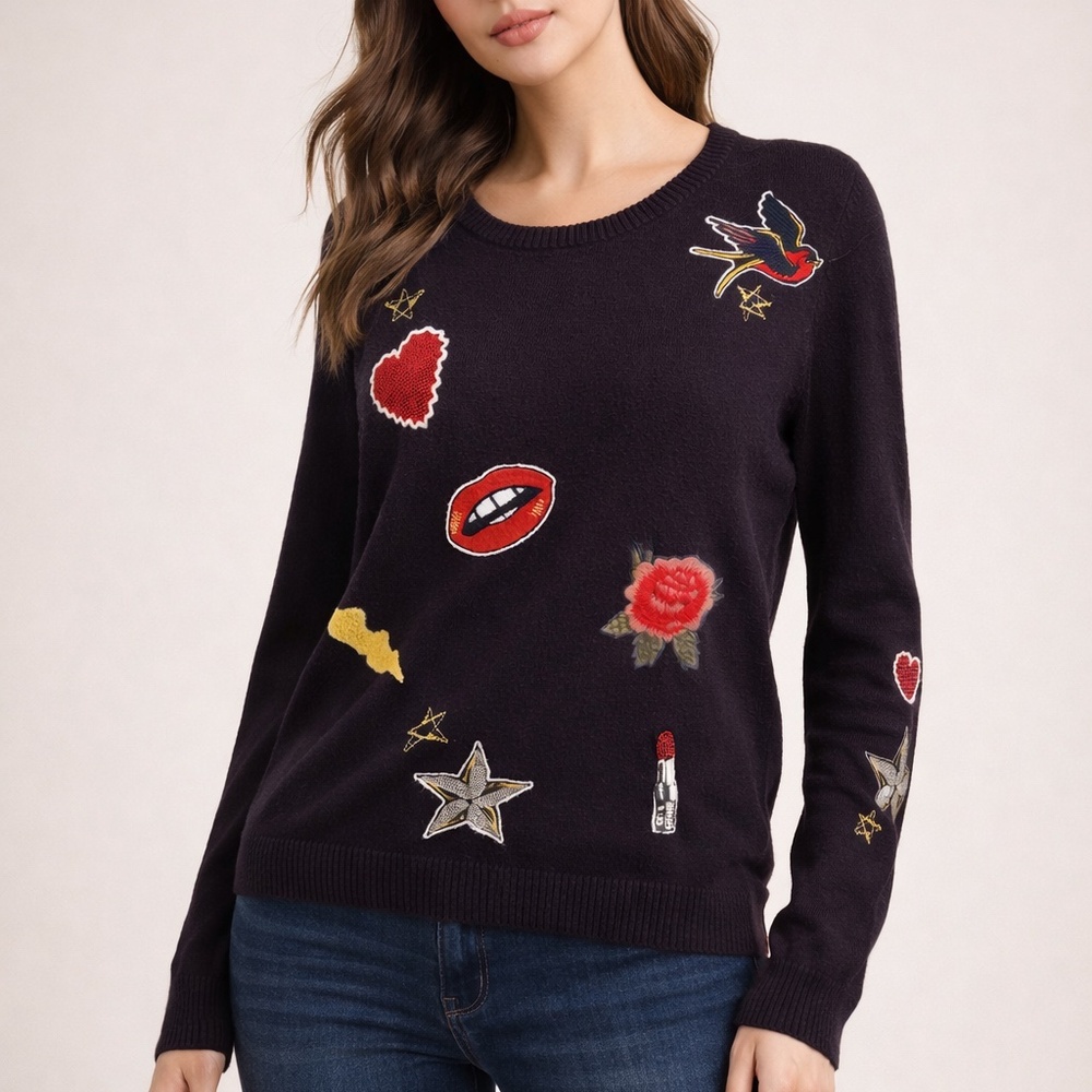 Torrid Black Cotton Sweater – Size 0‎ (Fits S–M) | Classic & Versatile